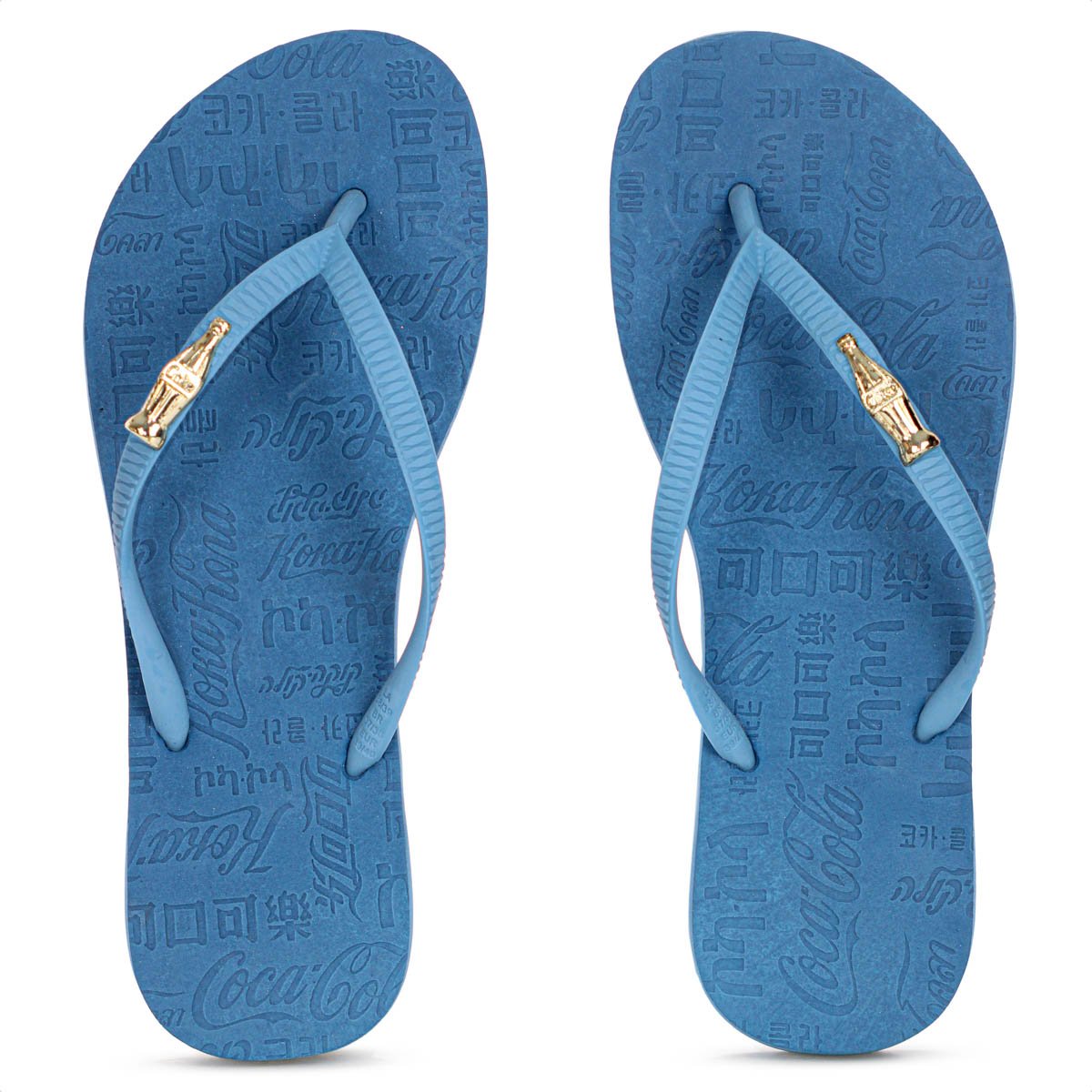 Chinelo Coca Cola Sandal Way Azul - Feminino