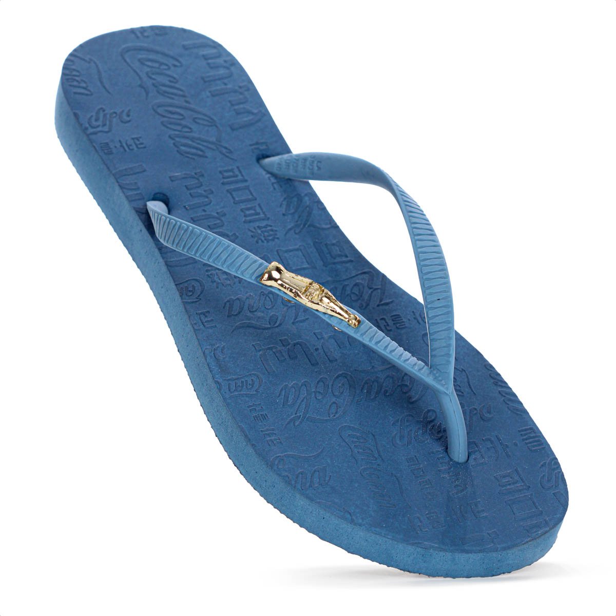 Chinelo Coca Cola Sandal Way Azul - Feminino Azul 6