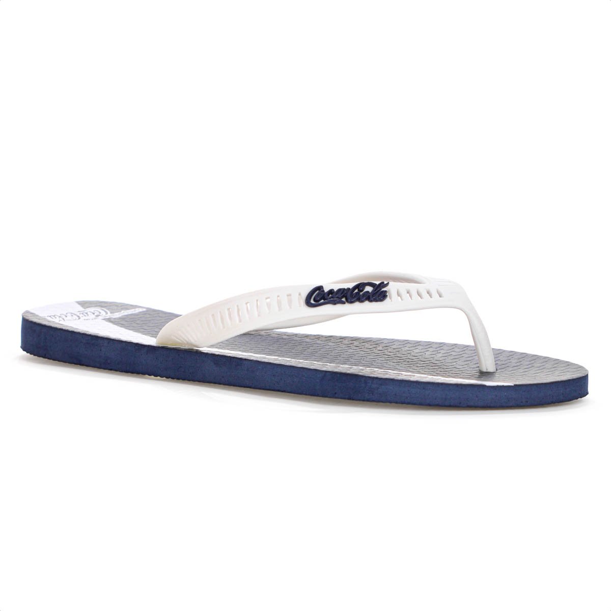 Chinelo Coca Cola Share a Coke Azul Marinho - Masculino Branco/Preto 3