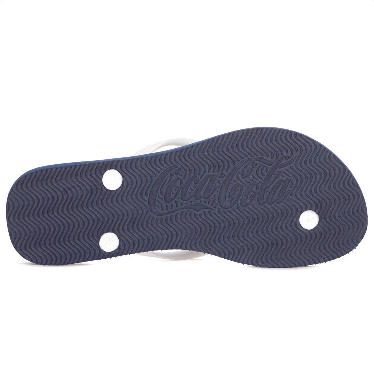 Chinelo Coca Cola Share a Coke Azul Marinho - Feminino Branco/Azul 7