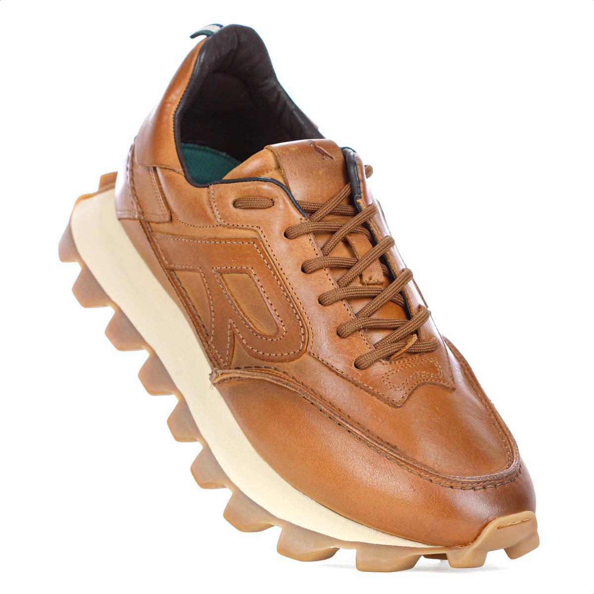 Tenis Reserva Yankee Kick Couro Marrom Caramelo - Masculino  Marrom 4