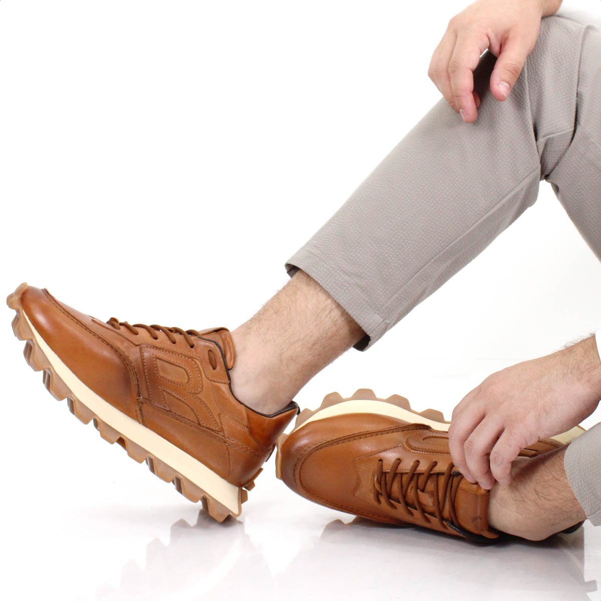 Tenis Reserva Yankee Kick Couro Marrom Caramelo - Masculino  Marrom 10