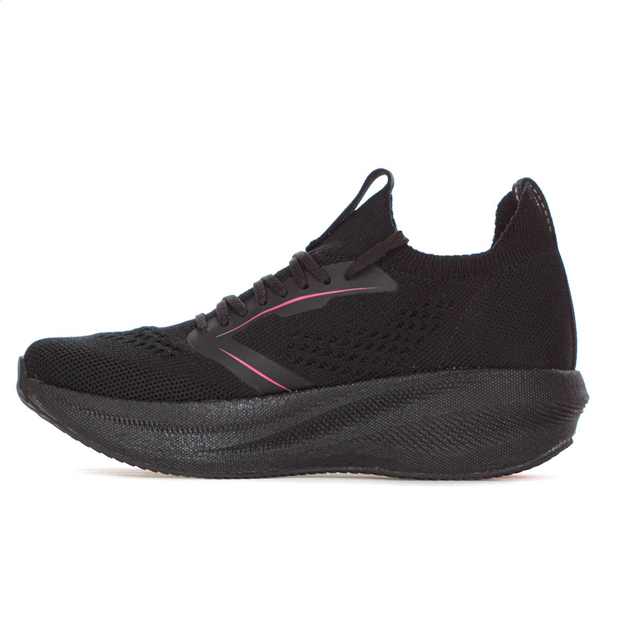Tenis Actvitta Gaspea Knit Energy Preto e Rosa - Feminino Preto 2