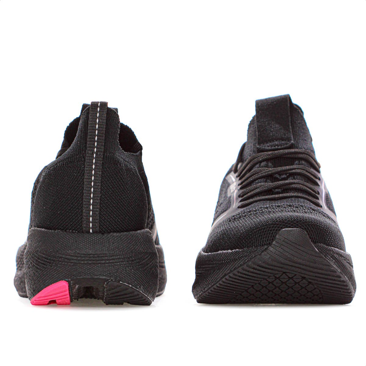 Tenis Actvitta Gaspea Knit Energy Preto e Rosa - Feminino Preto 6