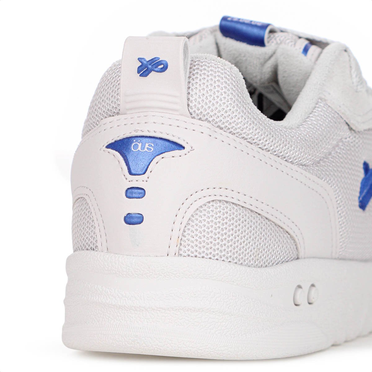 Tenis Ous Fluente Cinza e Azul - Masculino Branco 7