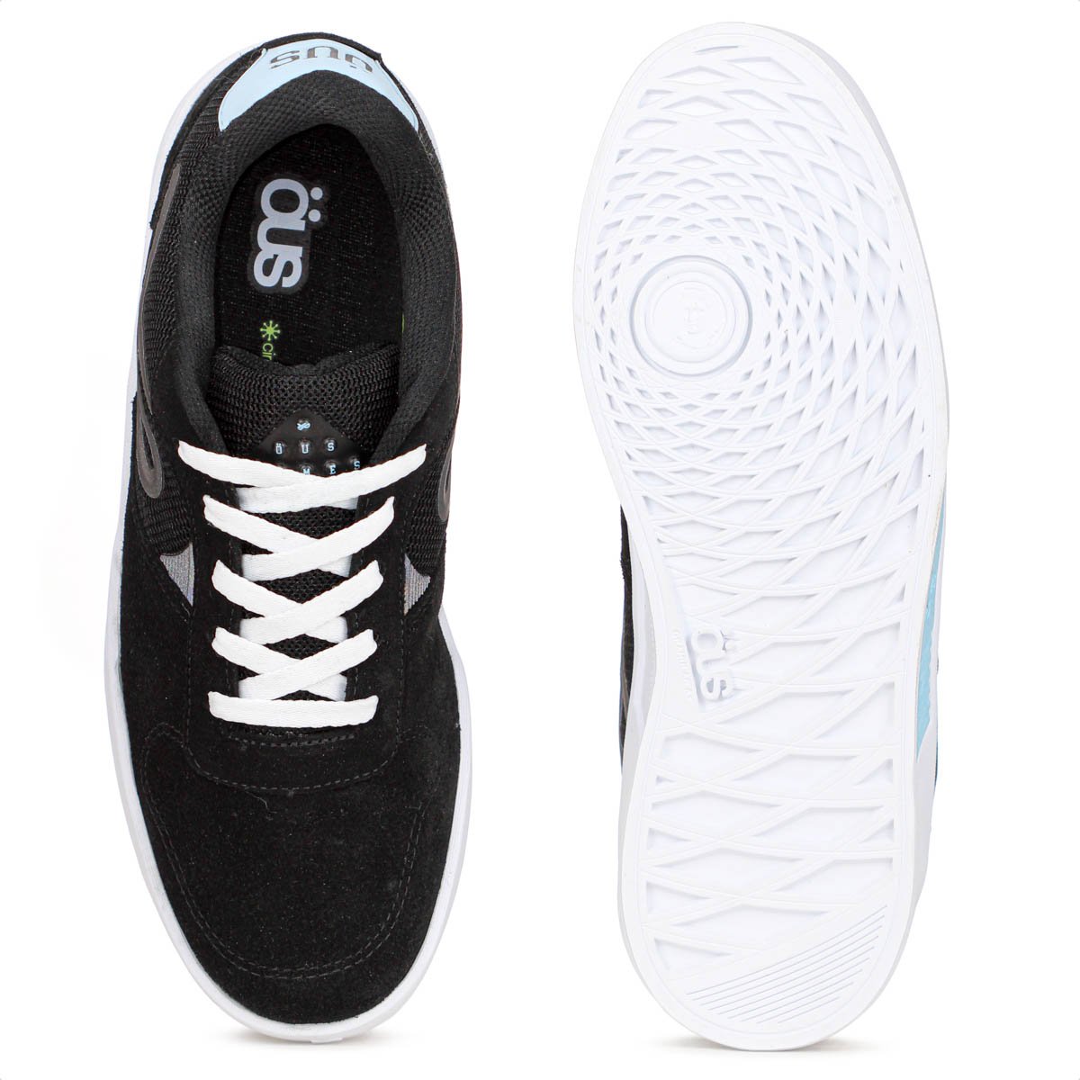 Tenis Ous Gomes Refletivo Polar Essencial Preto e Azul - Masculino Preto 5