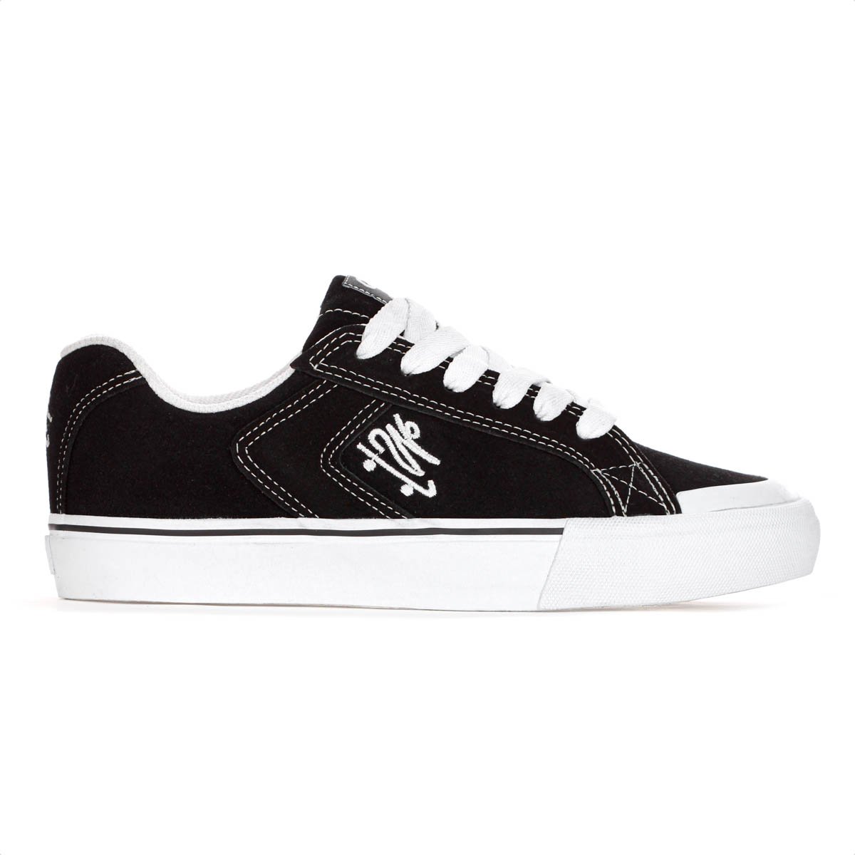 Tenis Qix Chorao Park Camurca Preto e Branco - Masculino