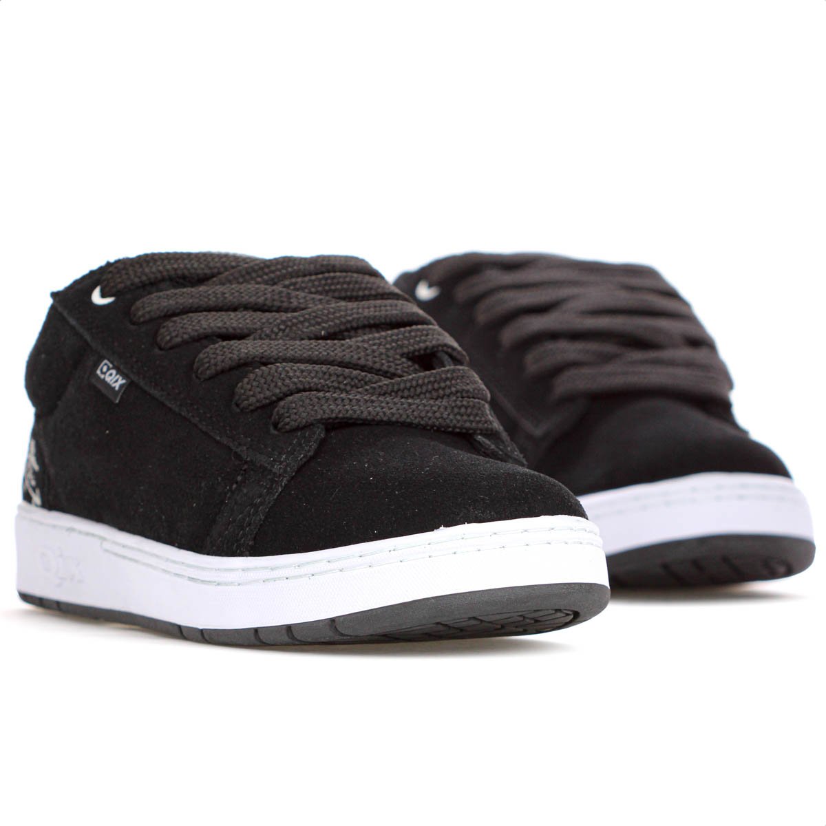 Tenis Qix Allan Mesquita Camurca Preto e Branco  - Masculino Preto 3