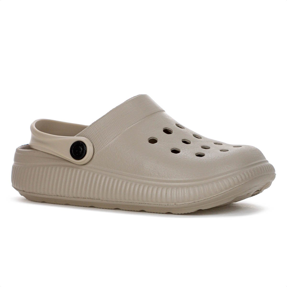 Sandalia Babuche Molekinho Basico Bege - Infantil