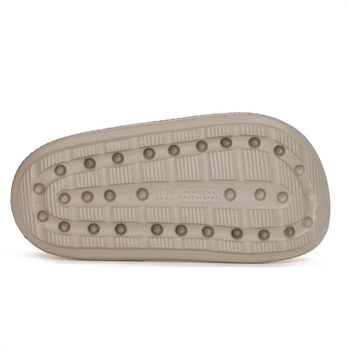 Sandalia Babuche Molekinho Basico Bege - Infantil Bege 7