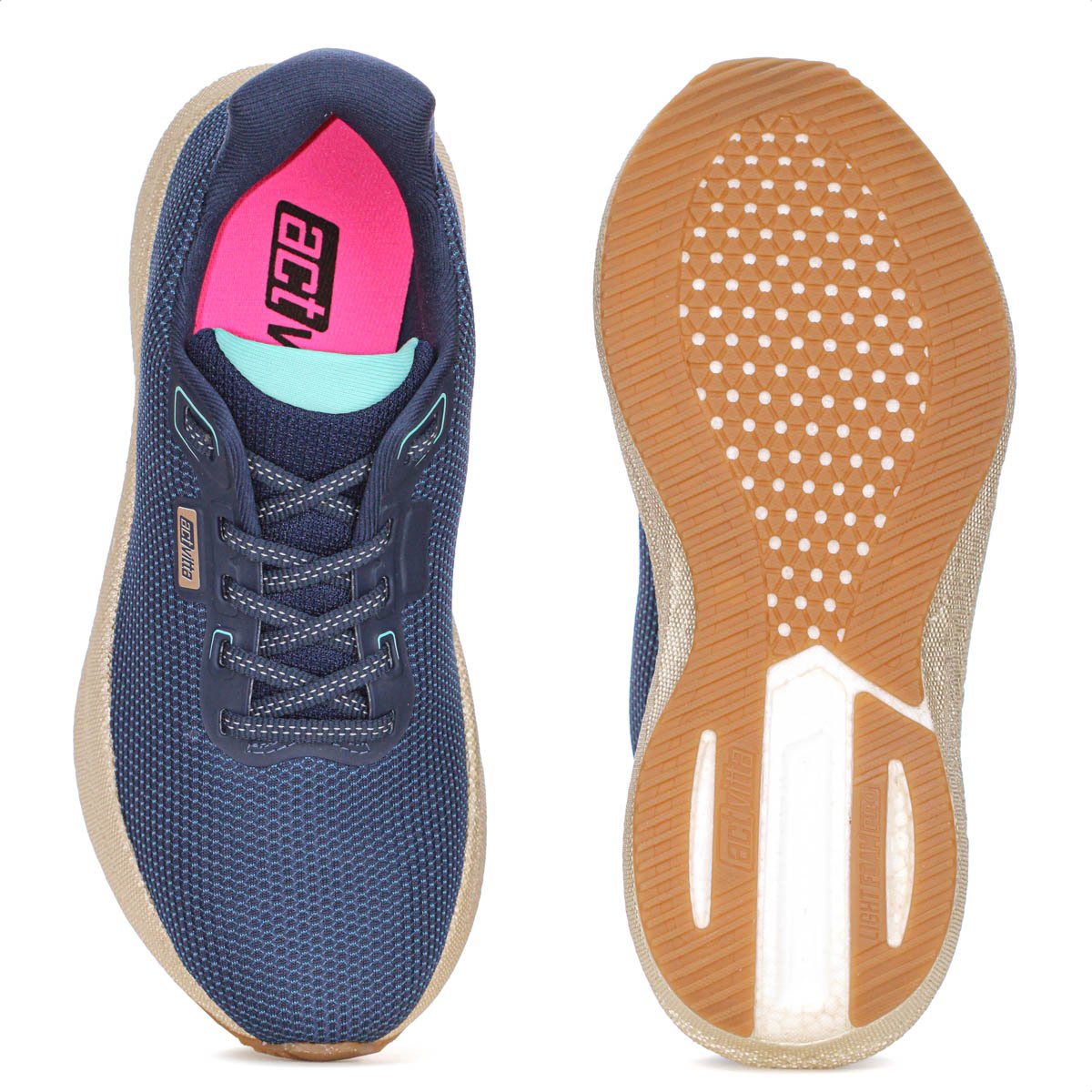 Tenis Actvitta Tec Mesh Light Azul Marinho - Feminino Azul 4