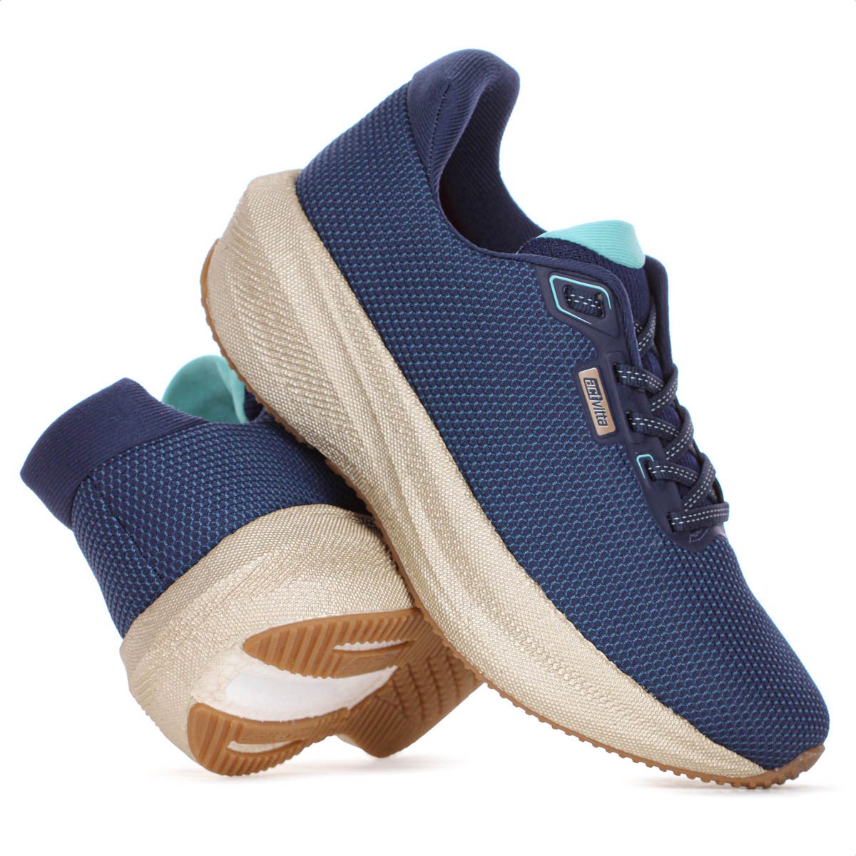 Tenis Actvitta Tec Mesh Light Azul Marinho - Feminino Azul 9