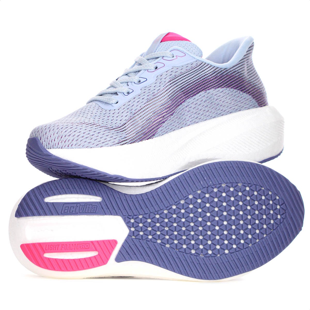 Tenis Actvitta Gaspea Loc Zaria Azul e Roxo - Feminino Azul 10
