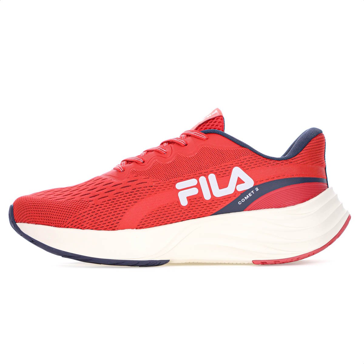 Tenis Fila Comet 2 Vermelho Marinho e Cinza - Masculino Vermelho 2