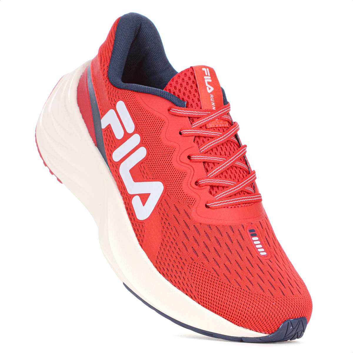 Tenis Fila Comet 2 Vermelho Marinho e Cinza - Masculino Vermelho 5