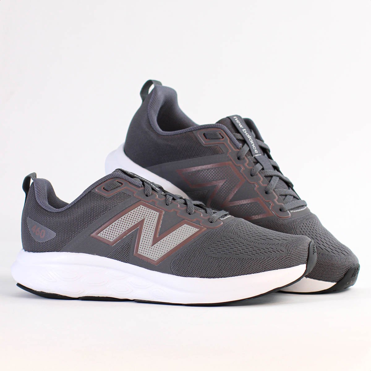 Tenis New Balance 460 V4 Grafite e Marrom - Masculino Cinza 8