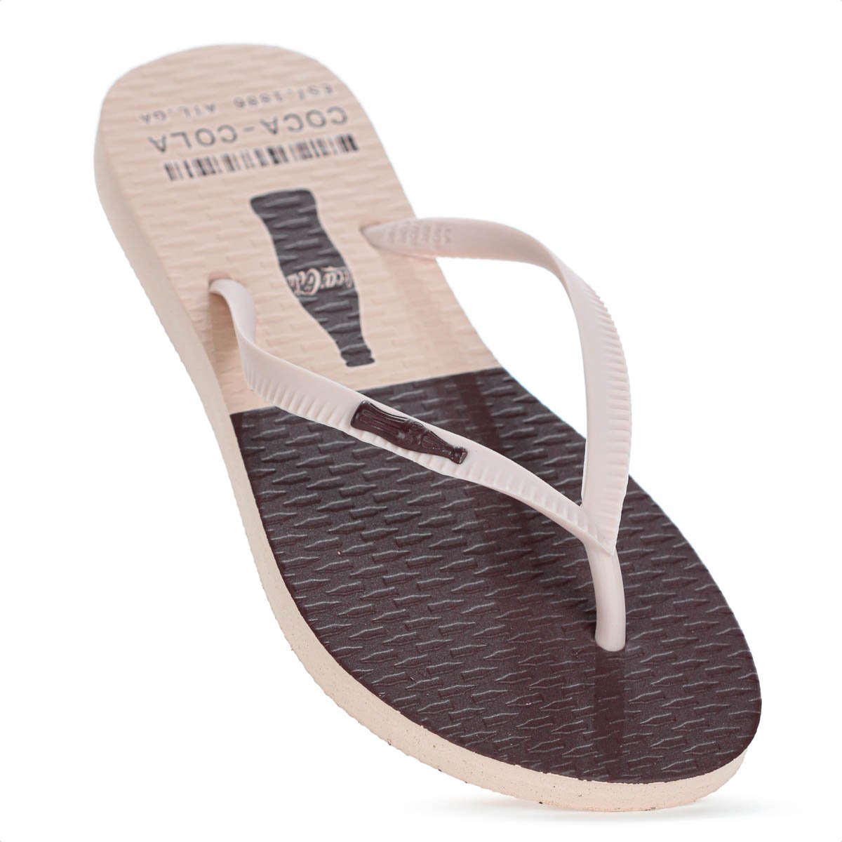 Chinelo Coca Cola Truist Rosa Claro e Bordo - Feminino Rosa 7