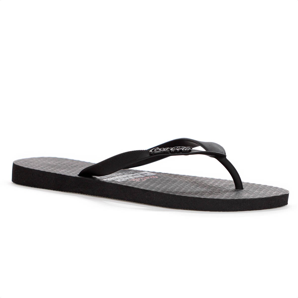 Chinelo Coca Cola Live Since 1886 Preto - Masculino Preto 3