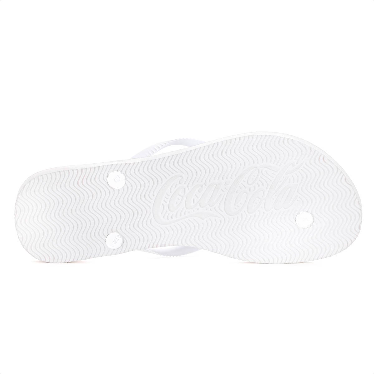 Chinelo Coca Cola Bear Camo Azul e Branco - Feminino Branco/Azul 7