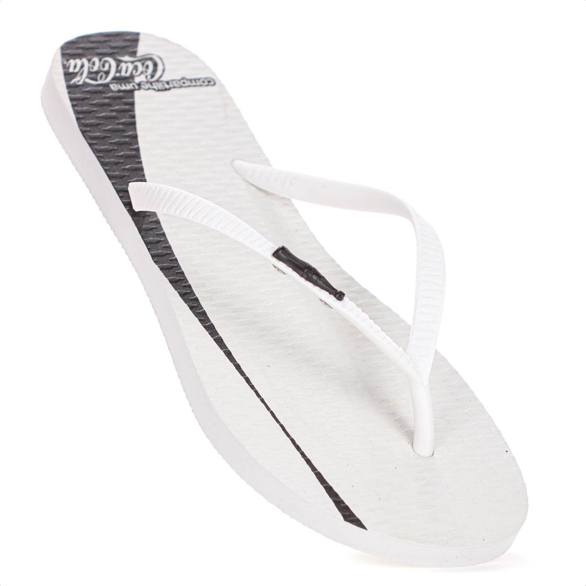 Chinelo Coca Cola Share a Coke Branco e Preto - Feminino Branco 6