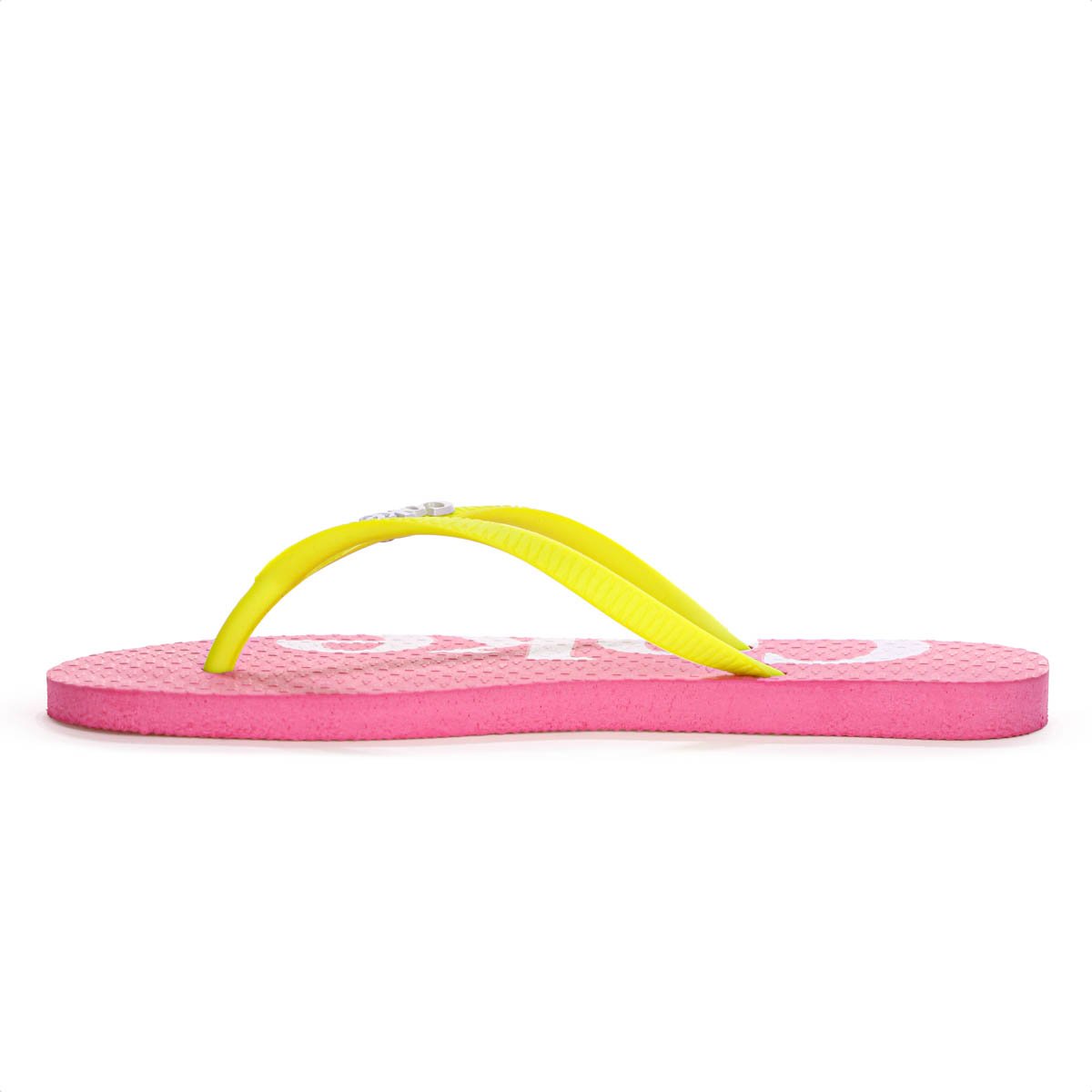 Chinelo Coca Cola Akaroa Rosa e Amarelo - Feminino Amarelo/Rosa 5