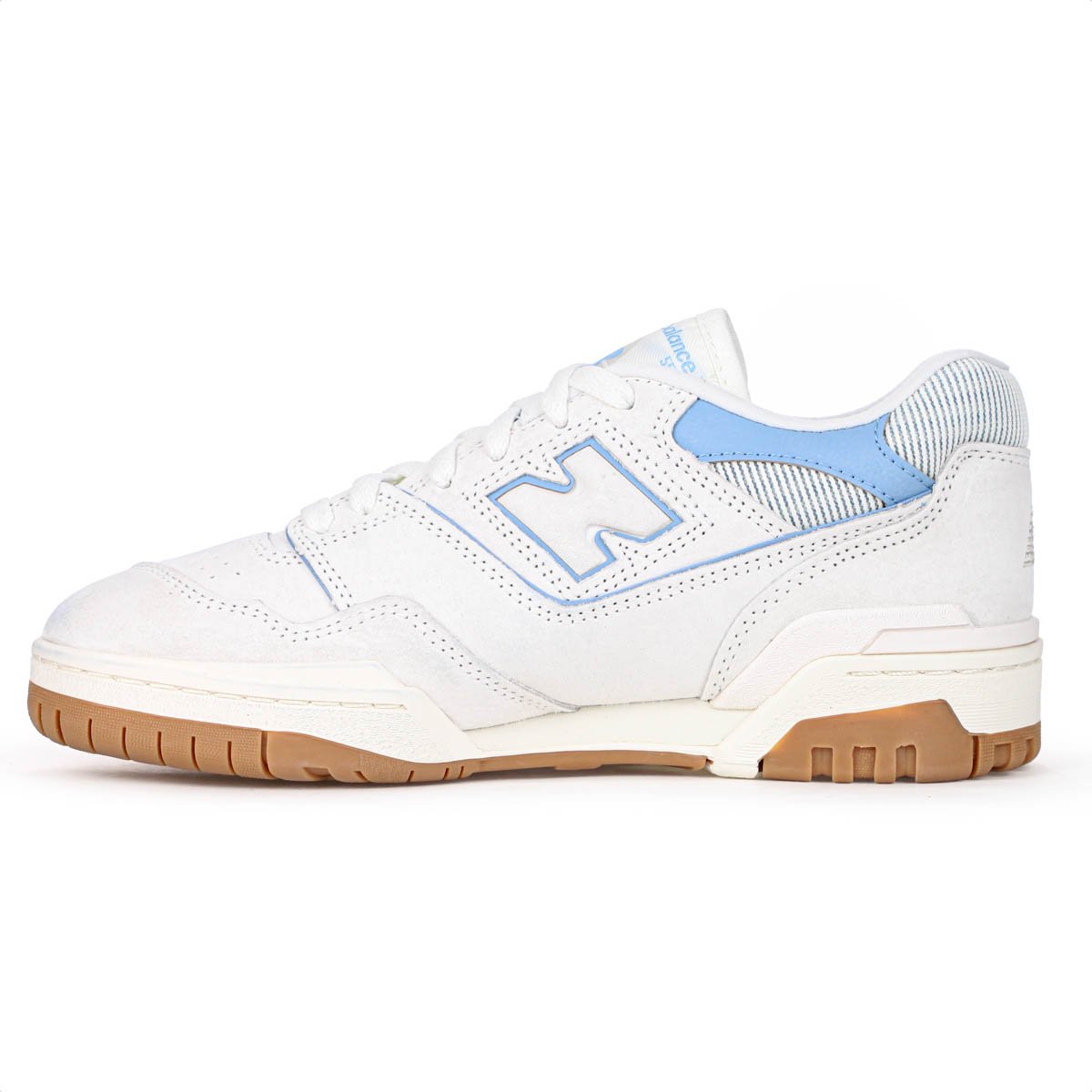 Tenis New Balance 550 Off White e Azul Claro - Feminino Branco 2