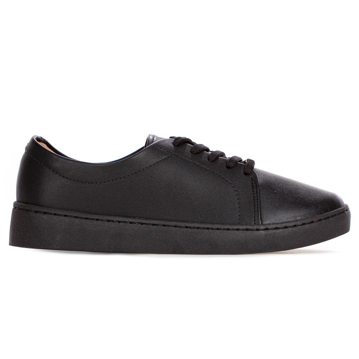 Tenis Vizzano Casual Liso Preto - Feminino