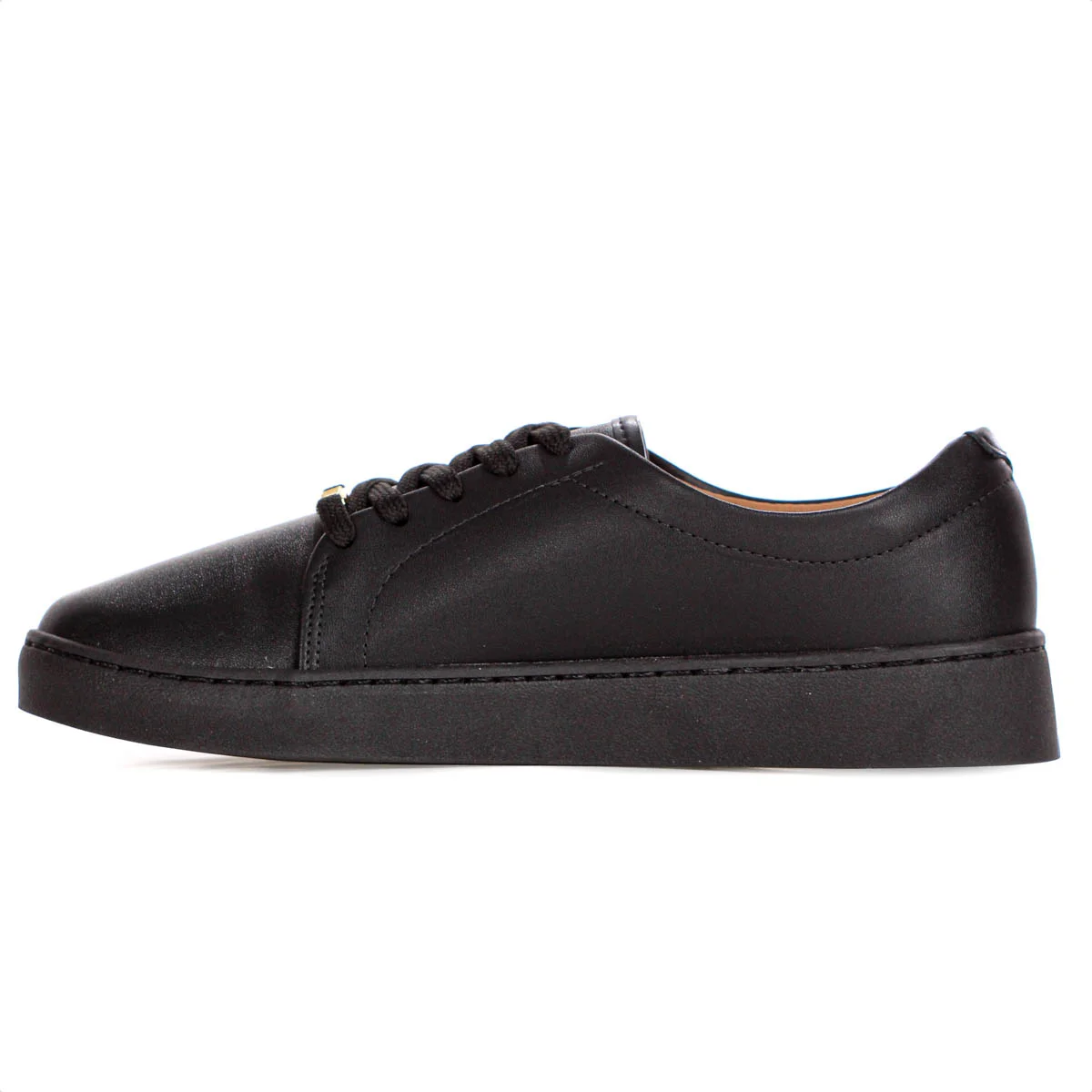 Tenis Vizzano Casual Liso Preto - Feminino Preto 2
