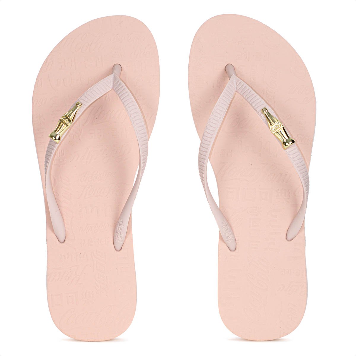 Chinelo Coca Cola Sandal Way Rosa Claro - Feminino
