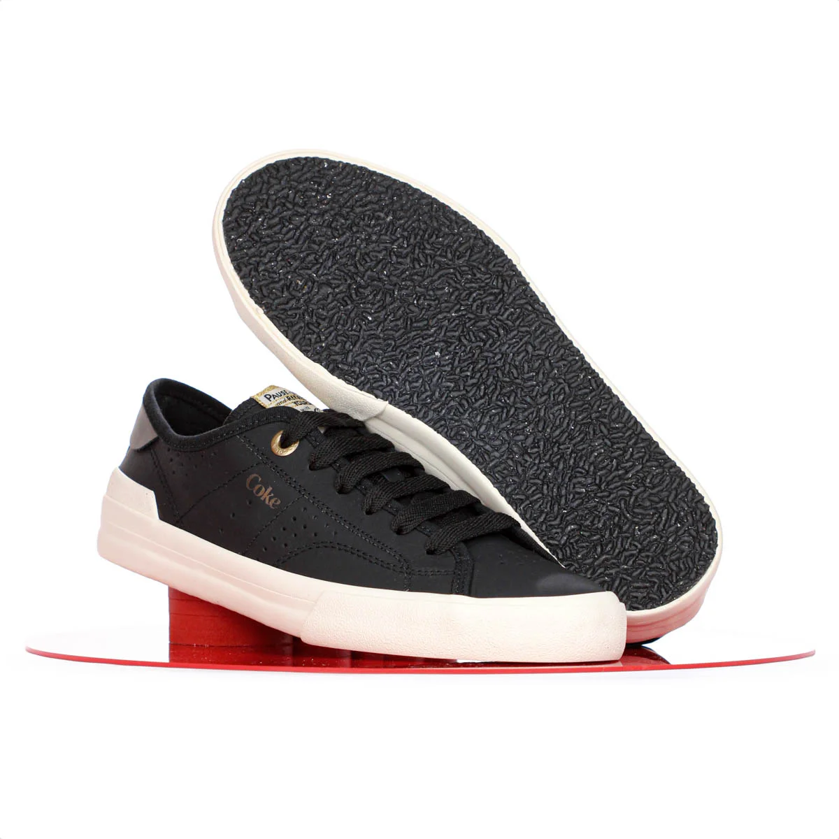 Tenis Coca Cola Fortune Leather Preto - Feminino Preto 9