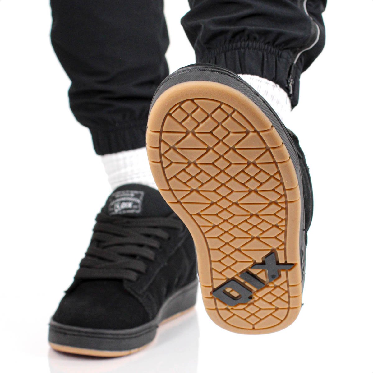 Tenis Qix Allan Mesquita Camurca Preto e Marrom - Masculino Preto 9