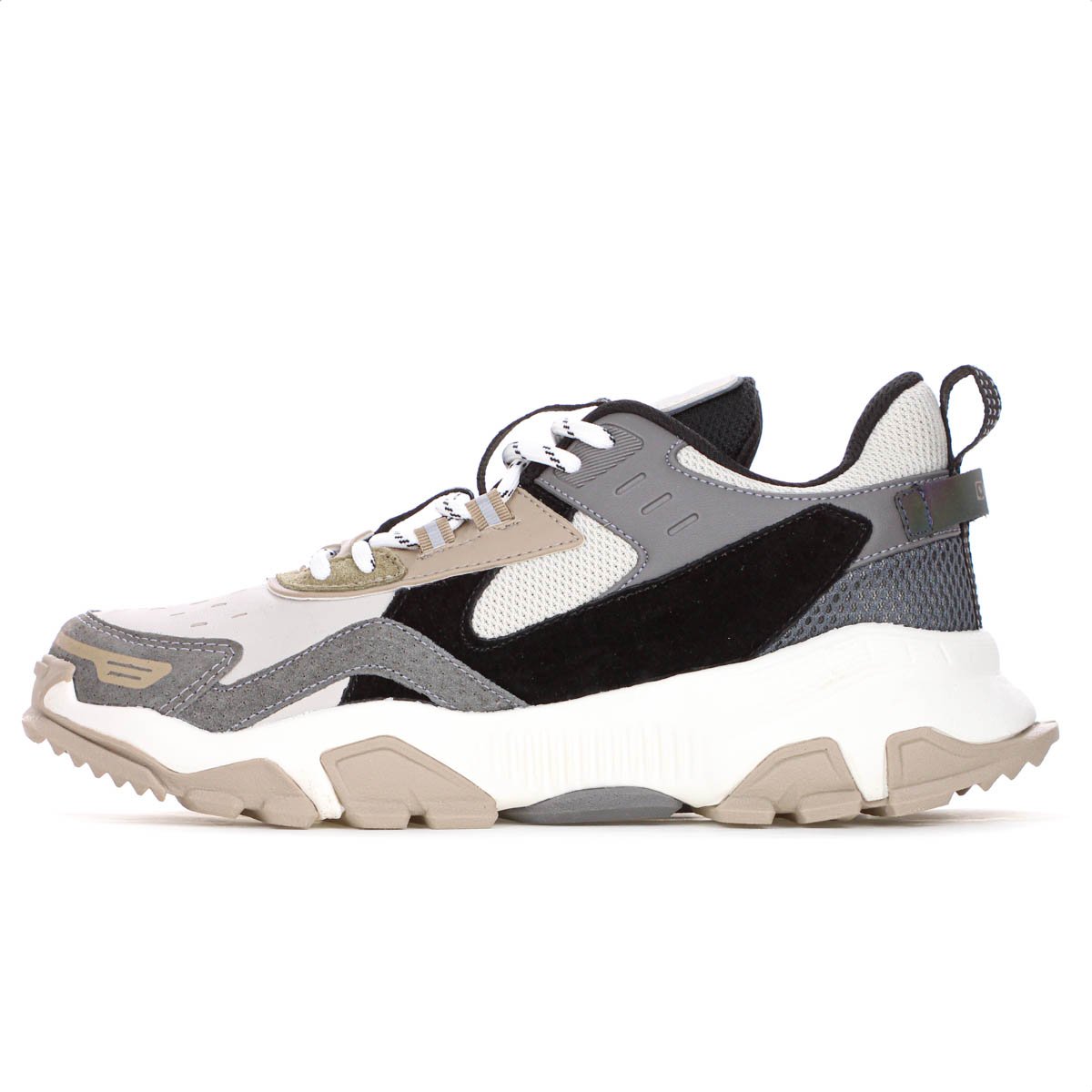 Tenis Qix Trek Urban Hiking Cinza e Bege - Masculino Multicores 2