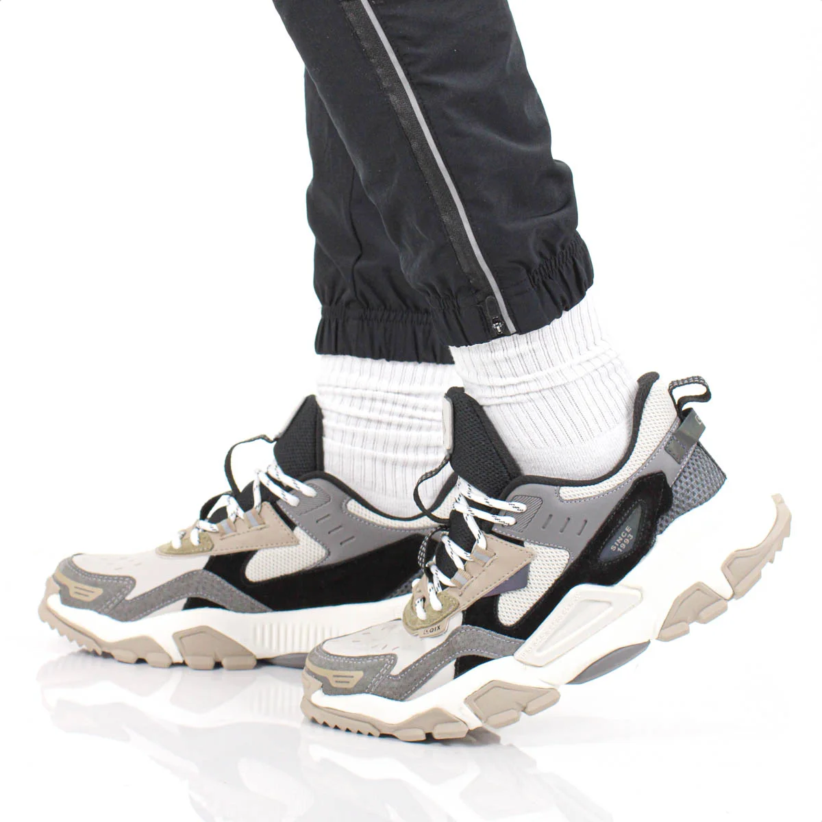 Tenis Qix Trek Urban Hiking Cinza e Bege - Masculino Multicores 8