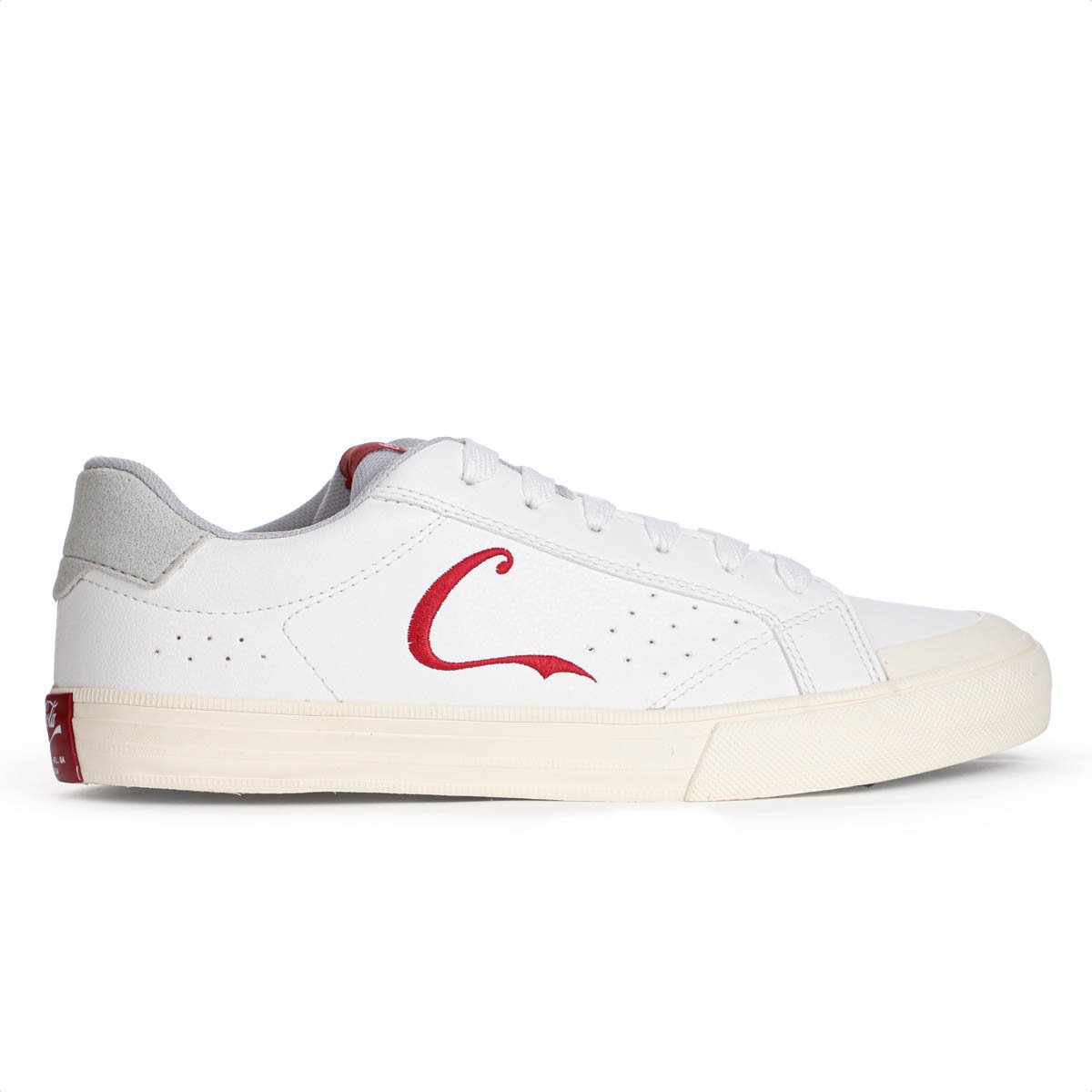 Tenis Coca Cola Alliance Town Branco Vermelho e Cinza - Feminino