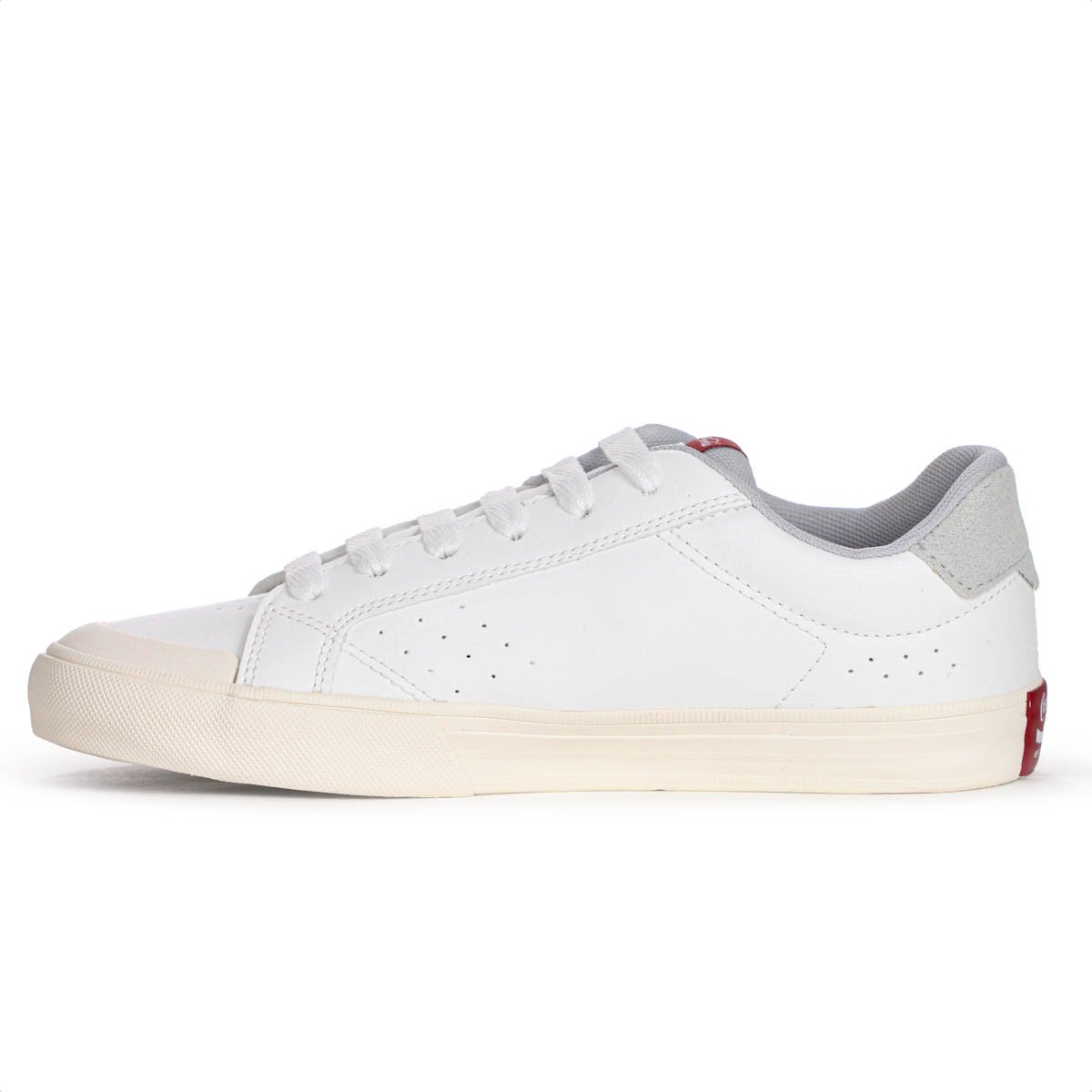 Tenis Coca Cola Alliance Town Branco Vermelho e Cinza - Feminino Branco 2