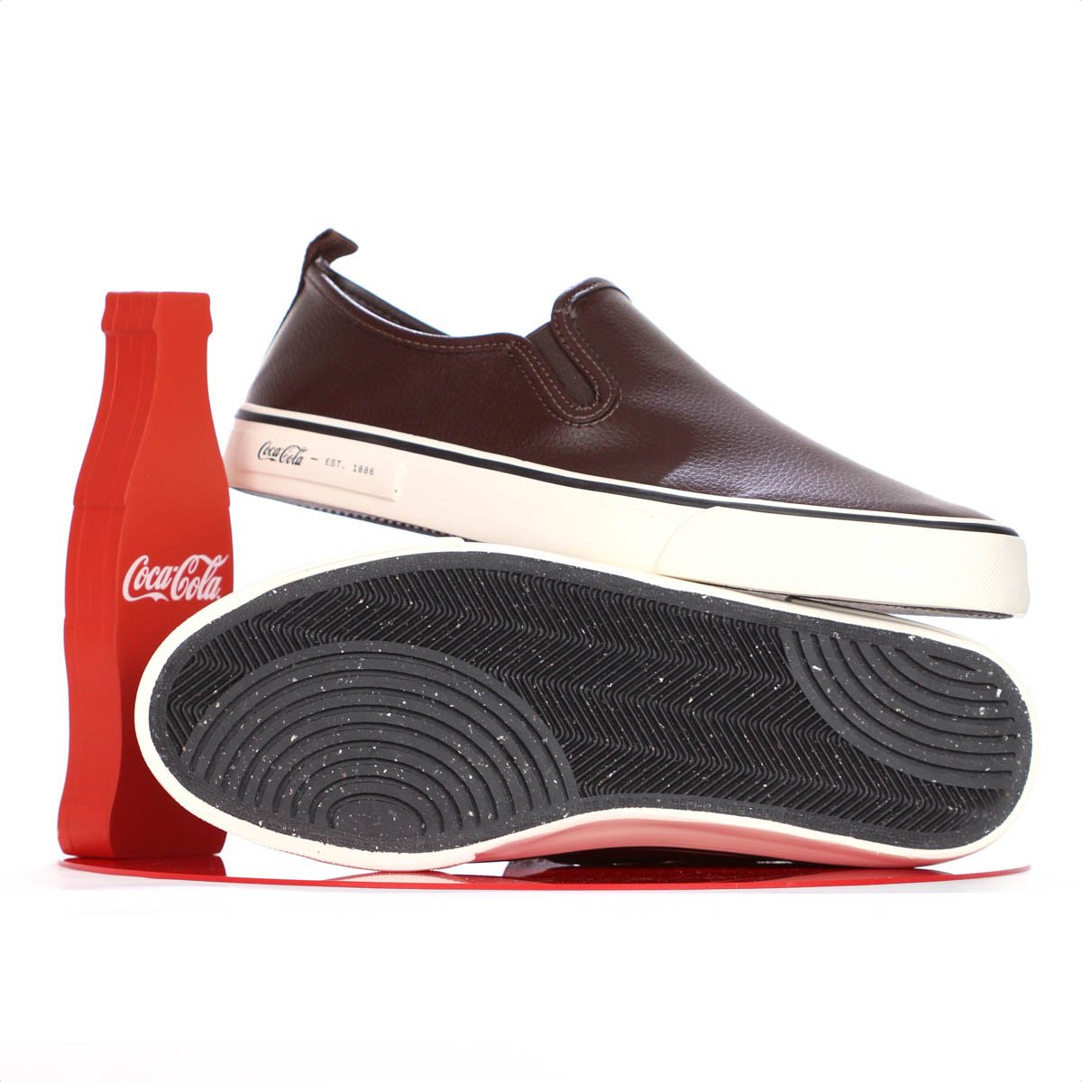 Tenis Coca Cola Iate City Town Marrom - Masculino  Marrom 9