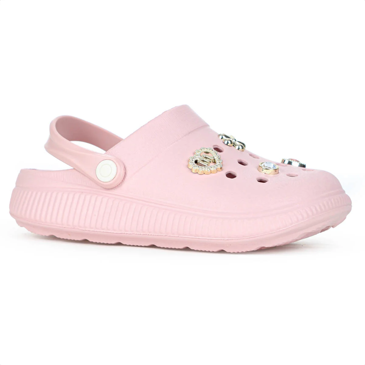 Sandalia Babuche Molekinha Clog Rosa Claro - Infantil