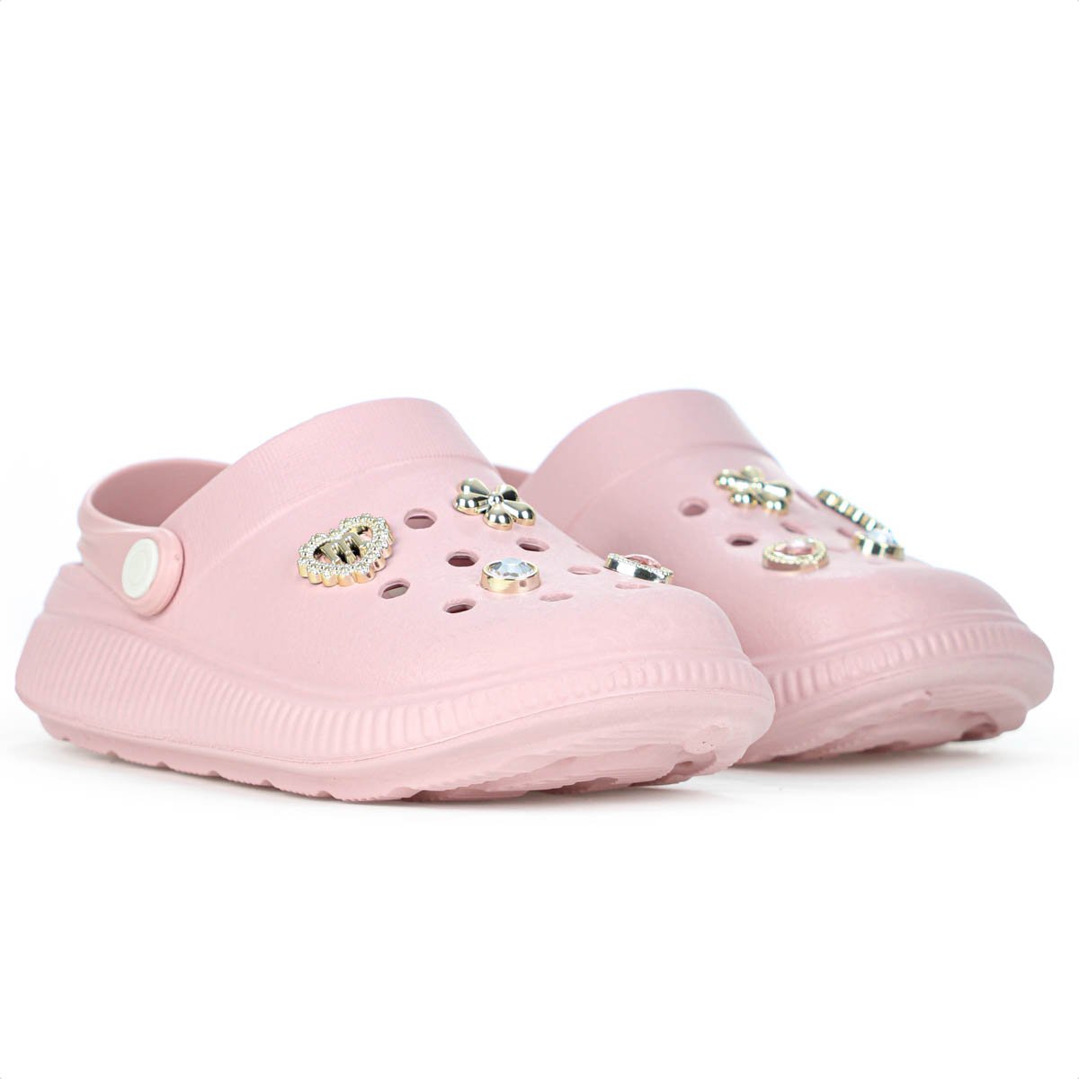 Sandalia Babuche Molekinha Clog Rosa Claro - Infantil Rosa 5