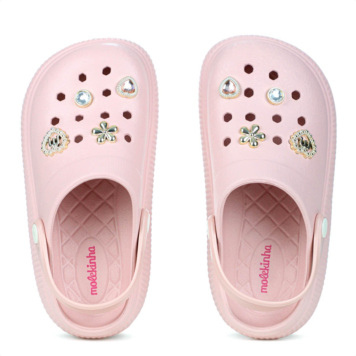 Sandalia Babuche Molekinha Clog Rosa Claro - Infantil Rosa 7