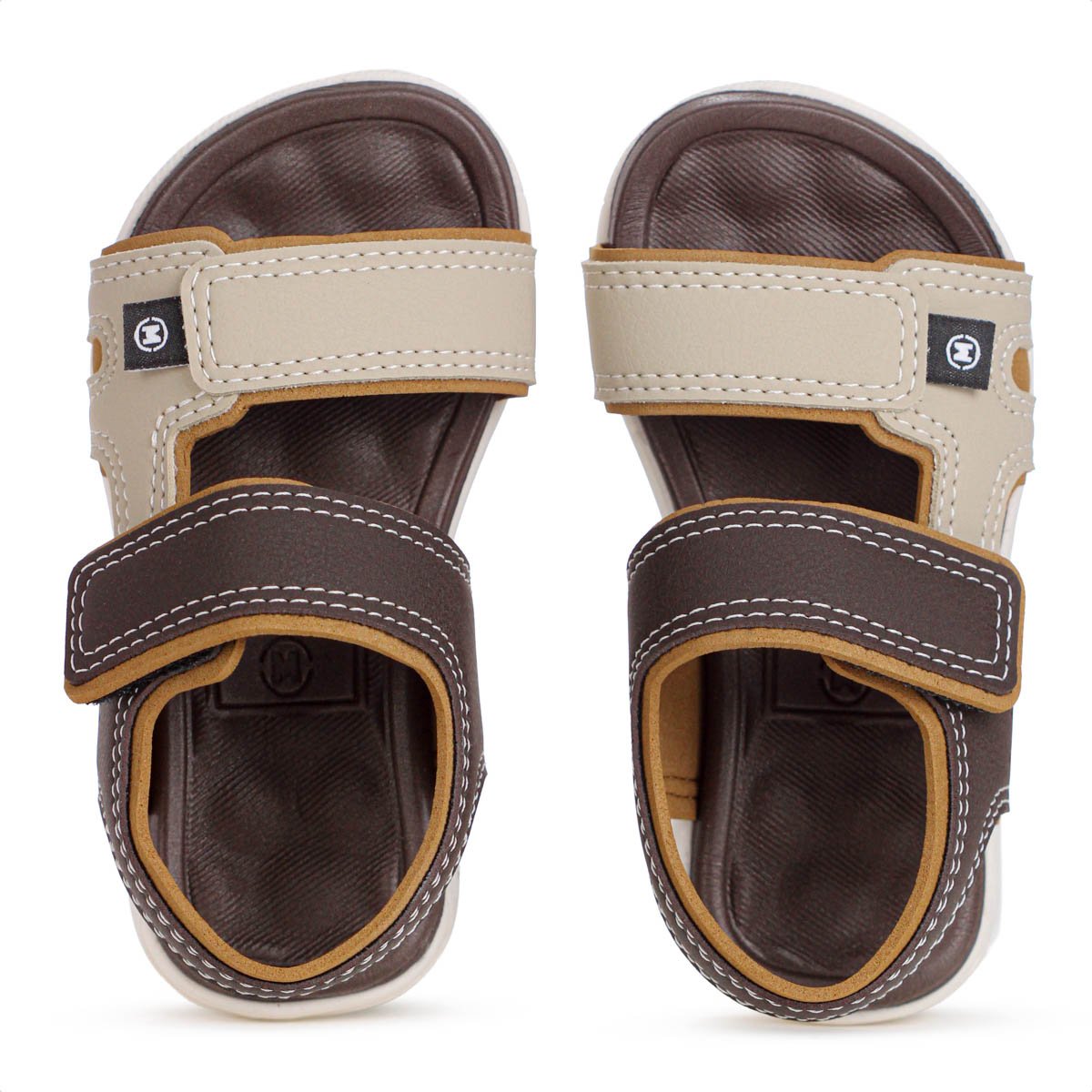 Sandalia Molekinho Casual Lisa Marrom - Infantil Marrom 5