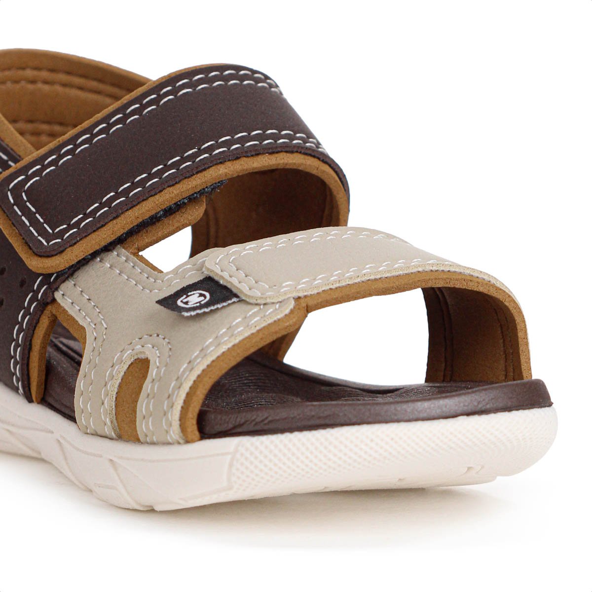 Sandalia Molekinho Casual Lisa Marrom - Infantil Marrom 8