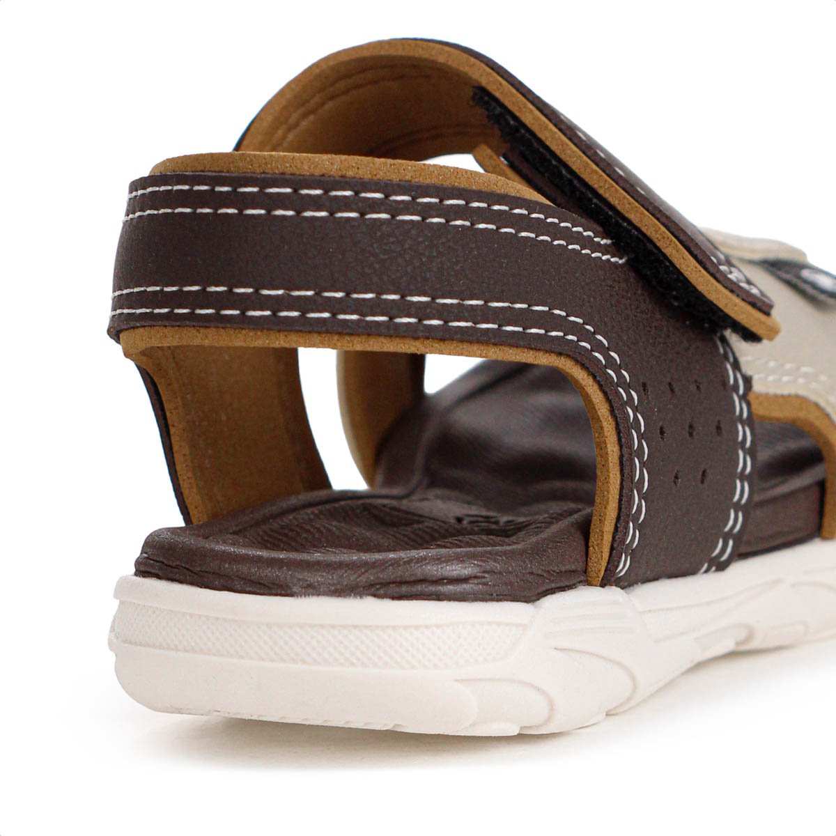 Sandalia Molekinho Casual Lisa Marrom - Infantil Marrom 9