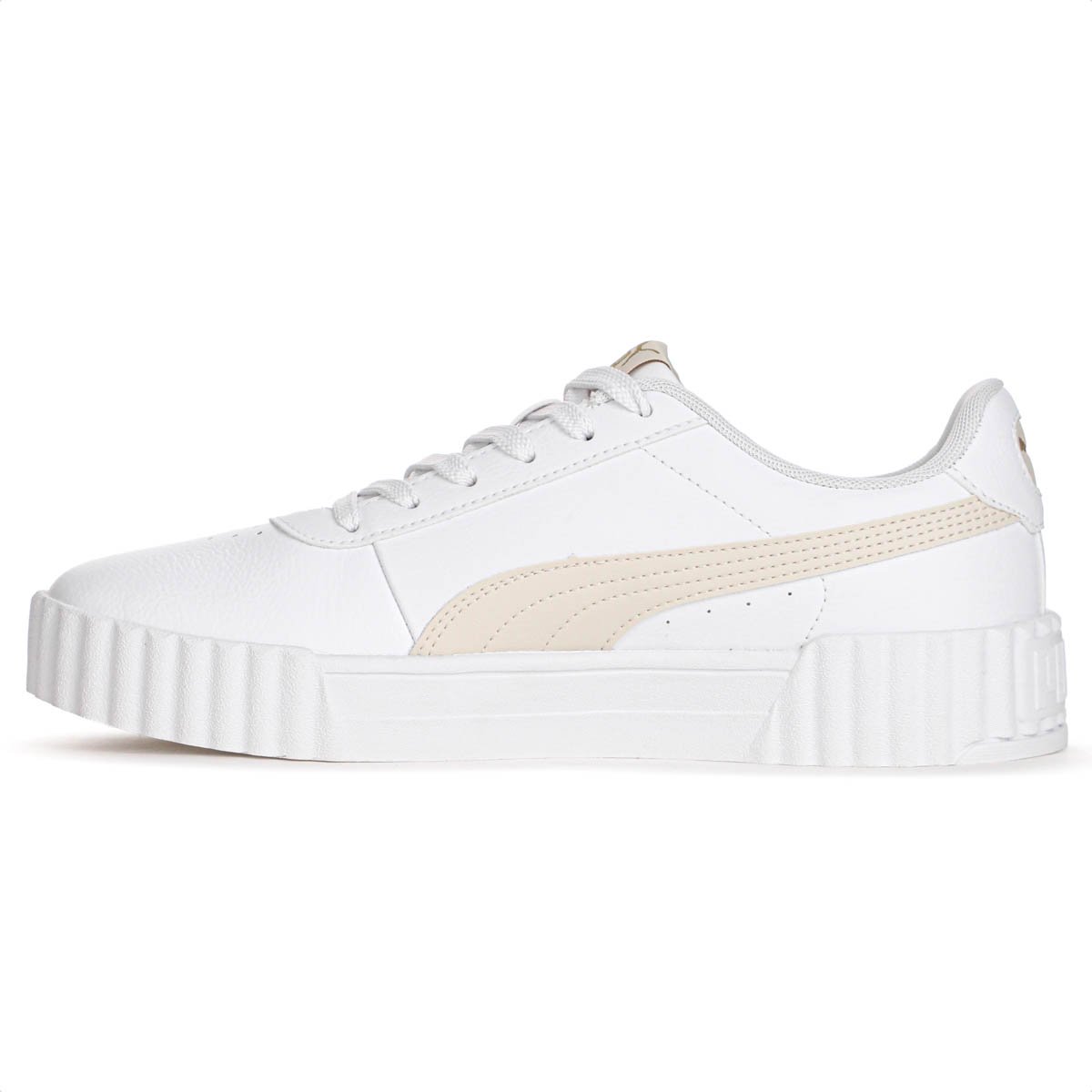 Tenis Puma Carina 3.0 BDP Branco Creme e Dourado - Feminino Branco 2