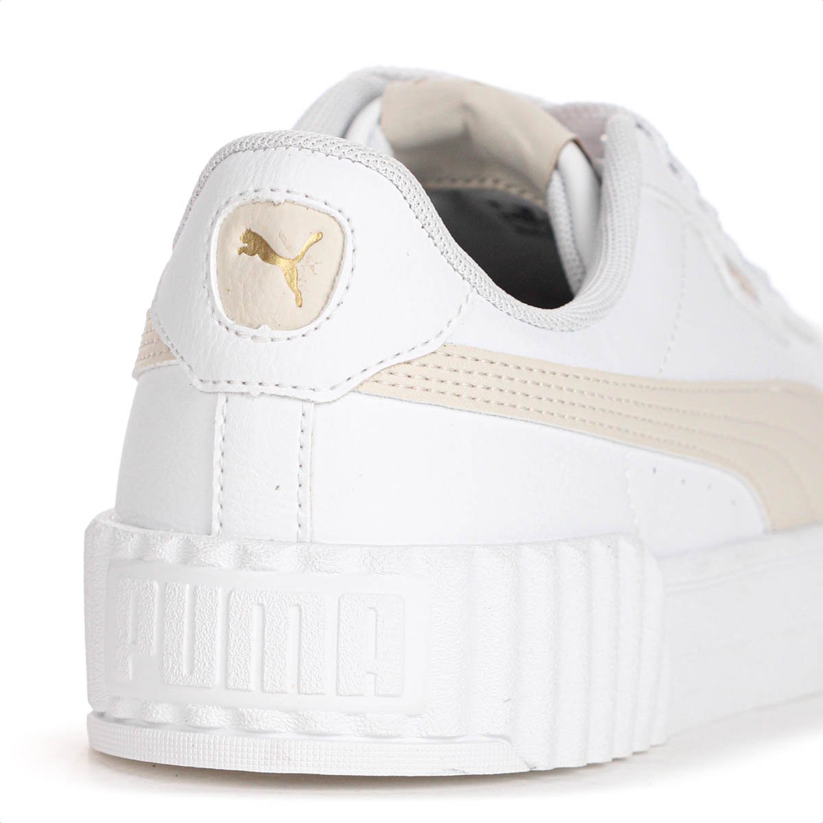 Tenis Puma Carina 3.0 BDP Branco Creme e Dourado - Feminino Branco 7