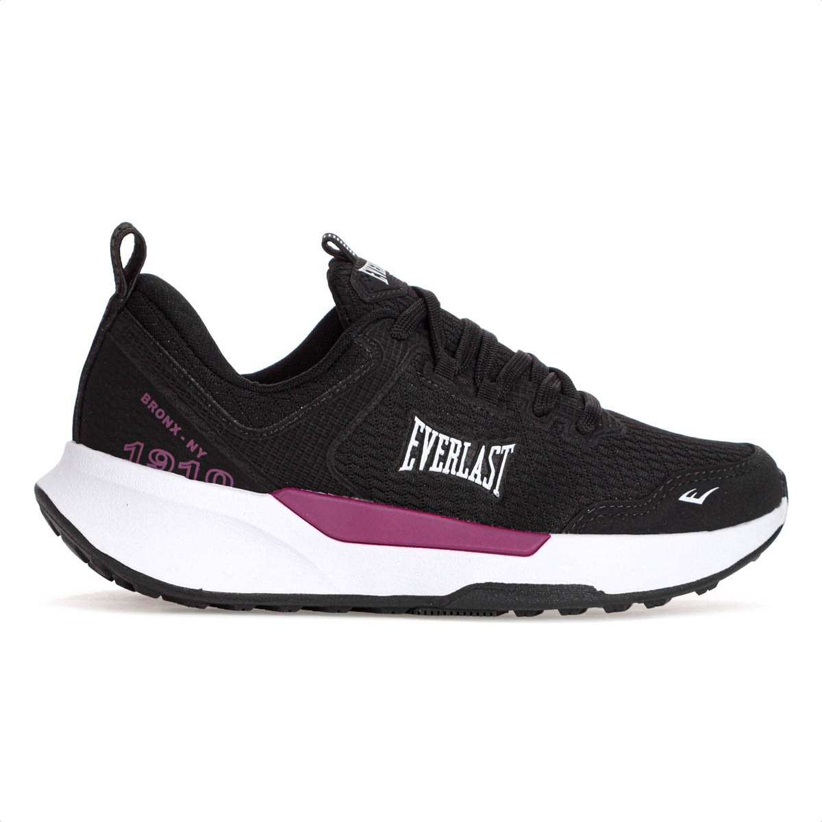 Tenis Everlast Solo Preto e Roxo - Feminino
