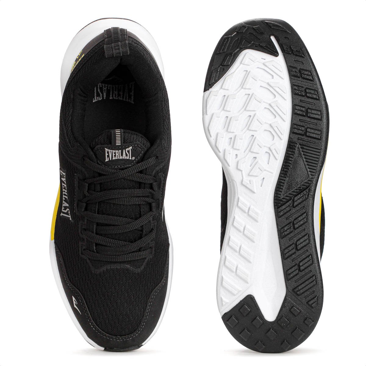 Tenis Everlast Solo Preto e Amarelo - Masculino Preto 4