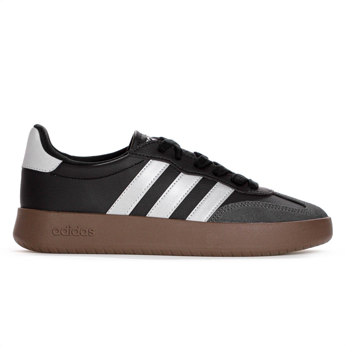Tenis Adidas Barreda Preto Prata e Marrom - Feminino