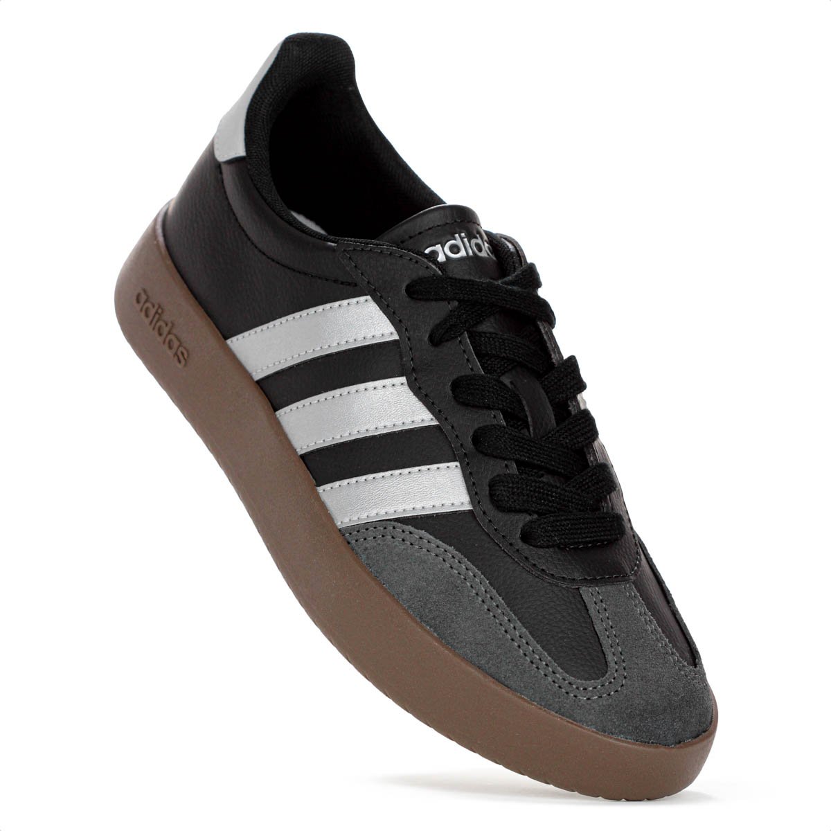 Tenis Adidas Barreda Preto Prata e Marrom - Feminino Preto 5