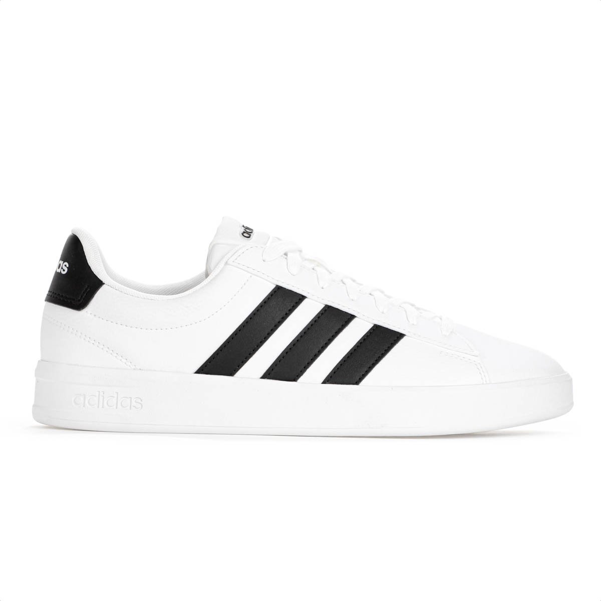 Tenis Adidas Grand Court 3.0 Branco e Preto - Masculino