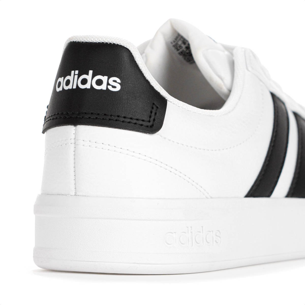 Tenis Adidas Grand Court 3.0 Branco e Preto - Masculino Branco 7